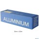 Papier aluminium 30cm x 200m alimentaire en boites distributrices