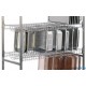 Chariot inox egouttage bac gastro 