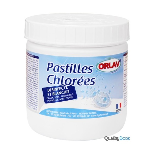 Pastille de chlore effervescente pour la désinfection et l'hygiène