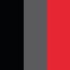 Noir - rouge - gris anthracite 